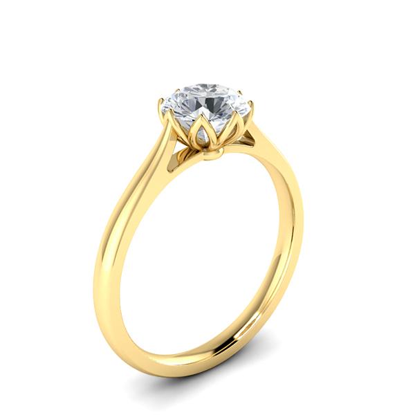Jenni in 18k Yellow Gold — view 3