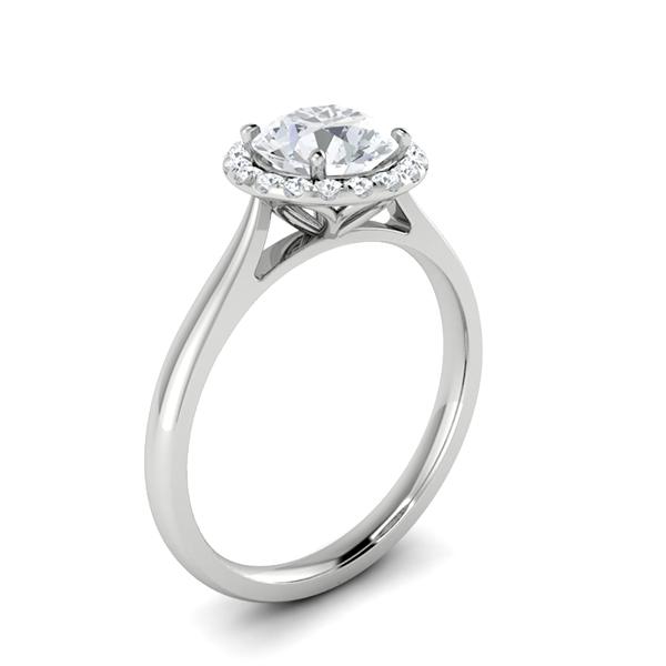 Mona in 18k White Gold — view 3