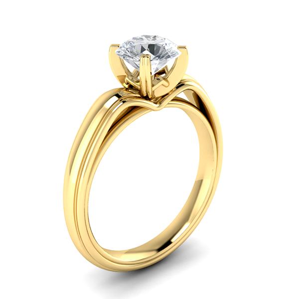 Christina in 18k Yellow Gold — view 3