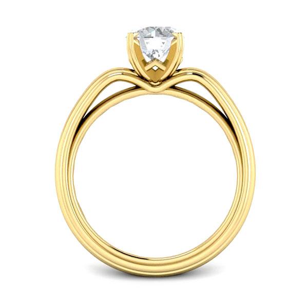 Christina in 18k Yellow Gold — view 2