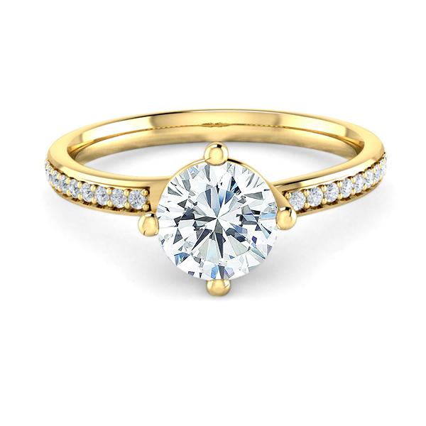 Nayla in 18k Yellow Gold