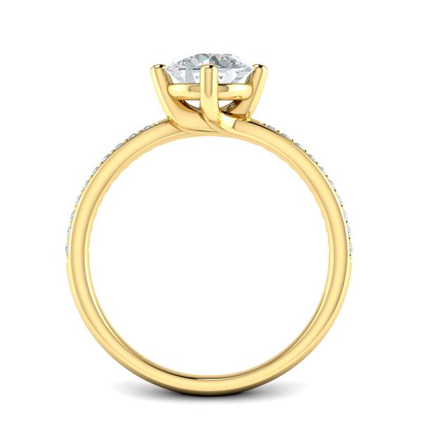 Nayla in 18k Yellow Gold — view 2