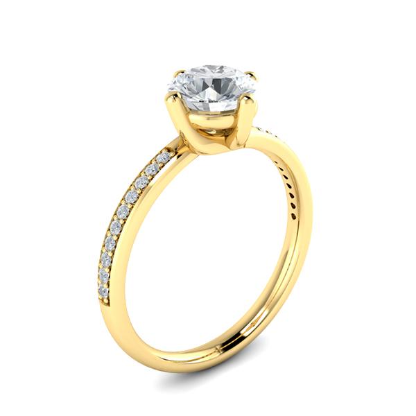 Nayla in 18k Yellow Gold — view 3