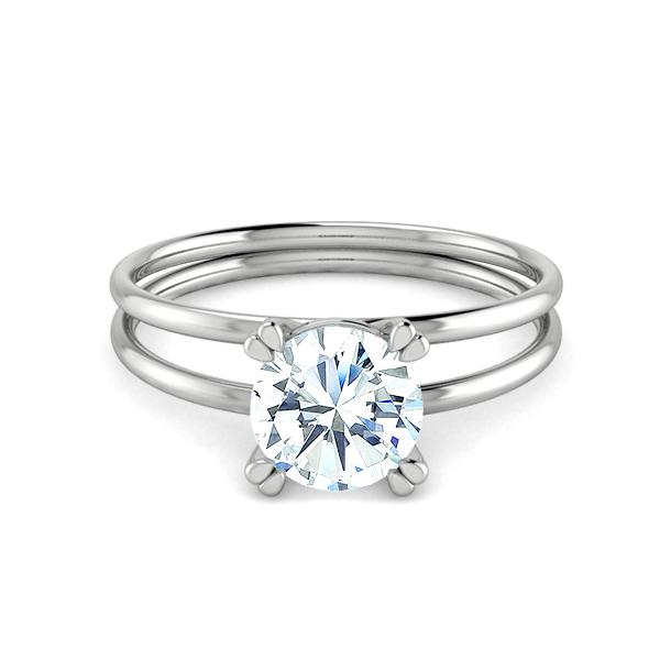 18k White Gold