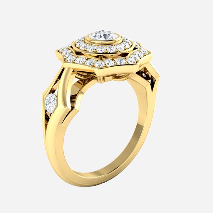 Skye in 18k Yellow Gold — view 3
