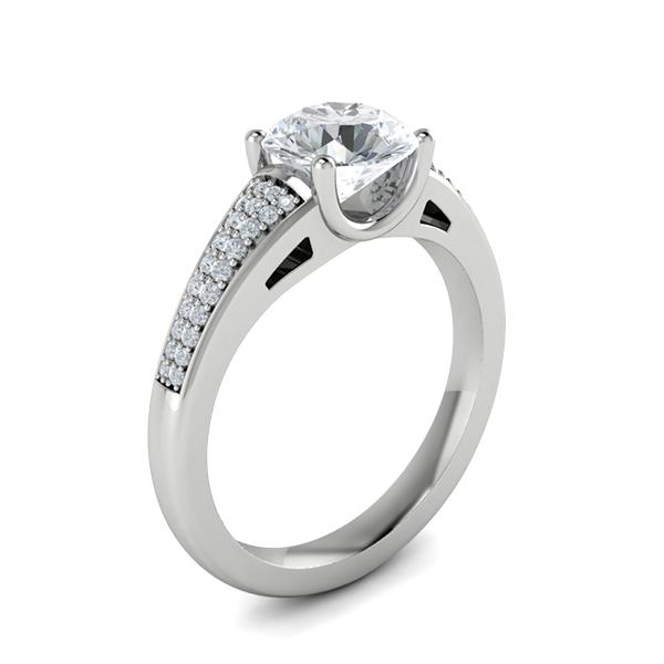 Salma in 18k White Gold — view 3
