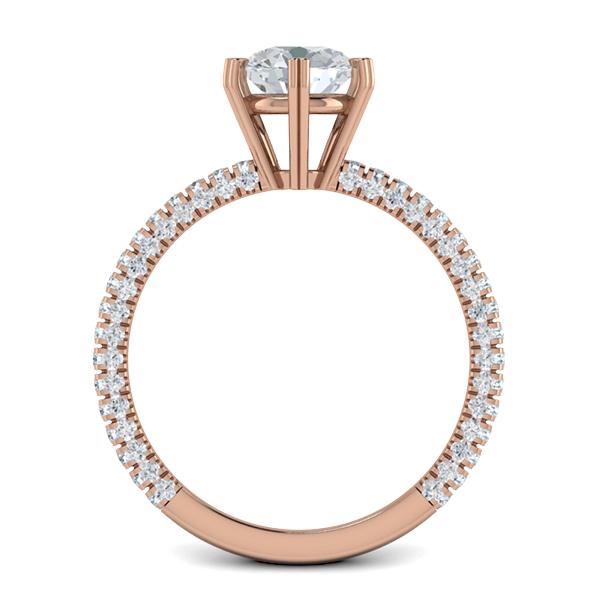 Stacey in 18k Rose Gold — view 2
