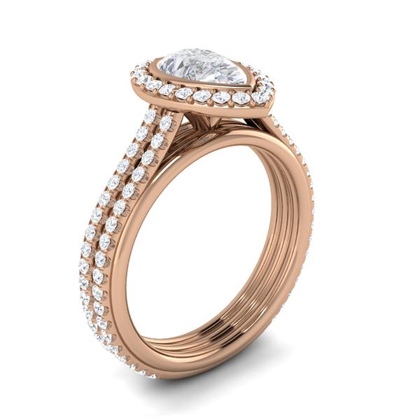 Chanelle in 18k Rose Gold — view 3