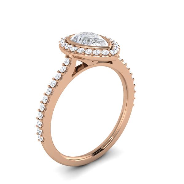 Darcie in 18k Rose Gold — view 3
