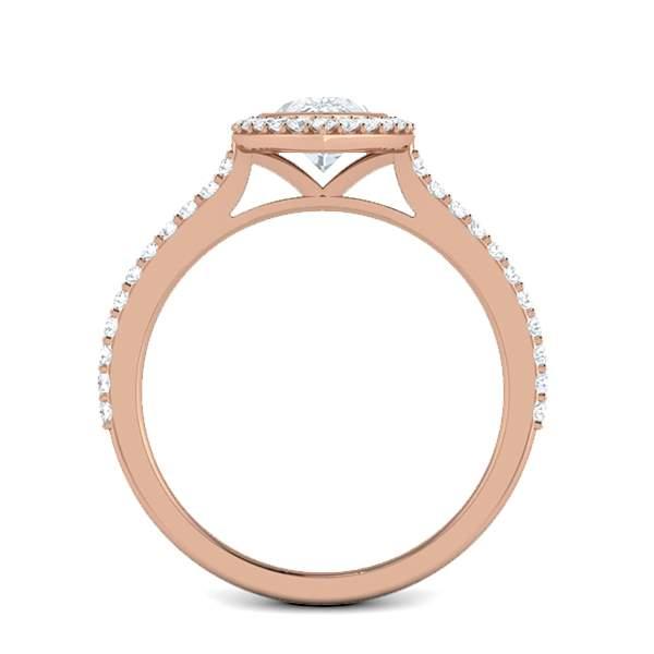 Darcie in 18k Rose Gold — view 2