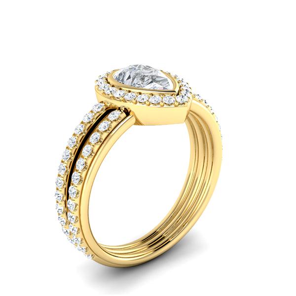 Valentina in 18k Yellow Gold — view 3