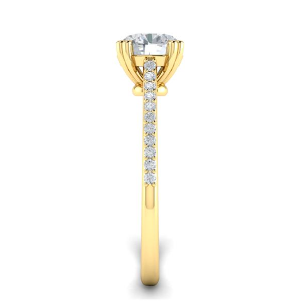 Meagan in 18k Yellow Gold — view 4