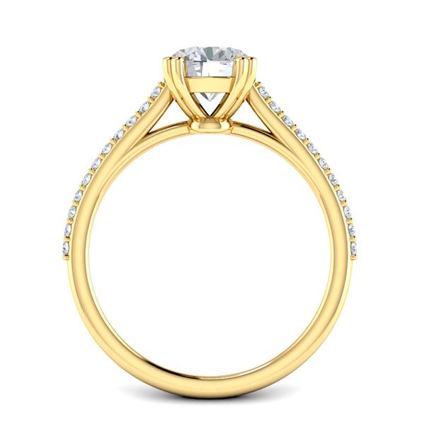 Meagan in 18k Yellow Gold — view 2