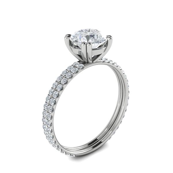 Kizzy in 18k White Gold — view 3