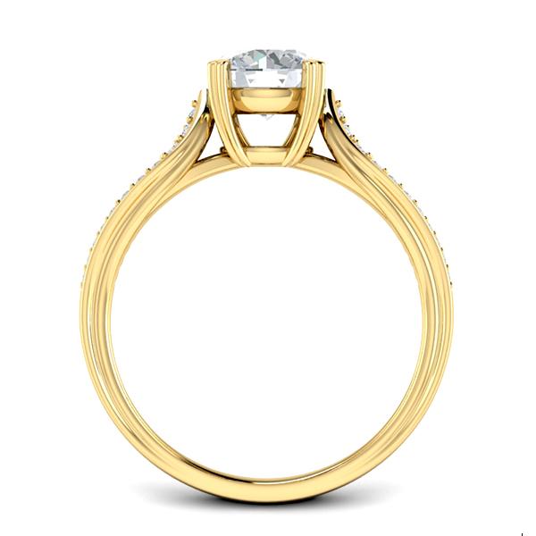Frances in 18k Yellow Gold — view 2