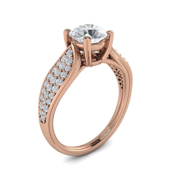 Yasmin in 18k Rose Gold — view 3