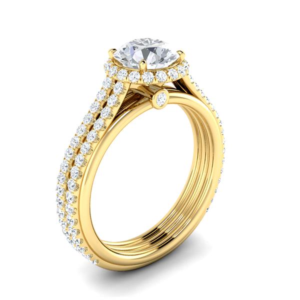 Marcy in 18k Yellow Gold — view 3