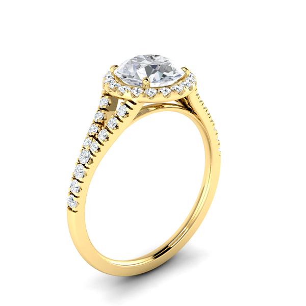 Zandra in 18k Yellow Gold — view 3