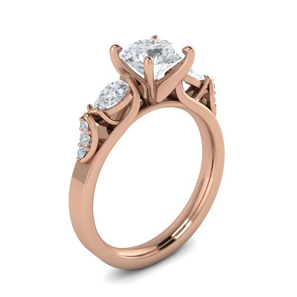 Darby in 18k Rose Gold — view 3