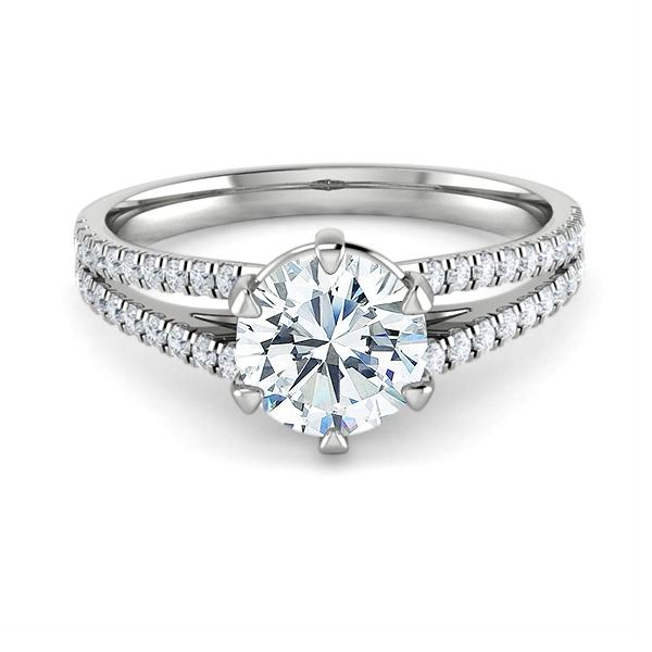 18k White Gold