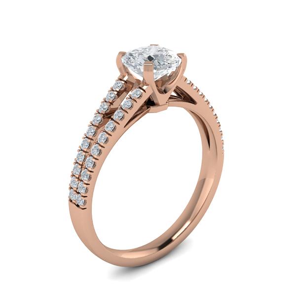 Shelly in 18k Rose Gold — view 3