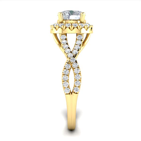 Stefanie in 18k Yellow Gold — view 4