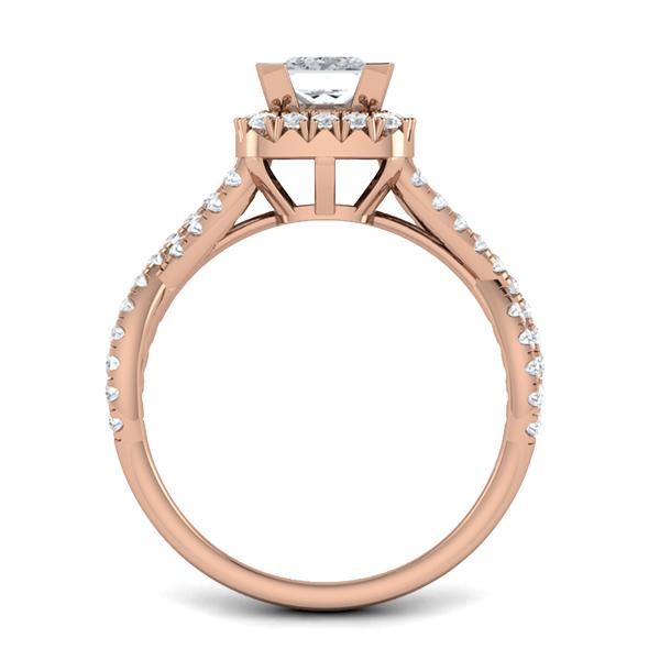 Cherie in 18k Rose Gold — view 2