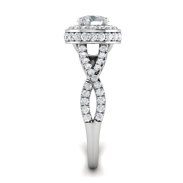 Gaynor in 18k White Gold — view 4
