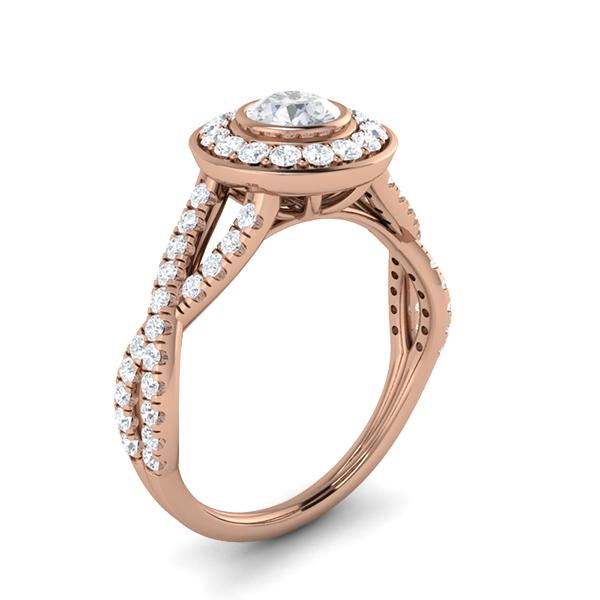 Tracy in 18k Rose Gold — view 3