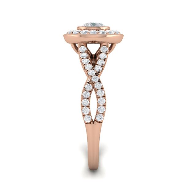 Tracy in 18k Rose Gold — view 4