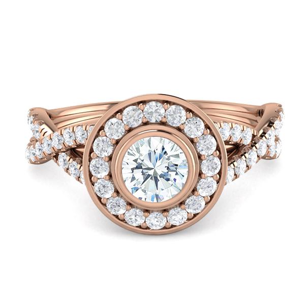 Tracy in 18k Rose Gold