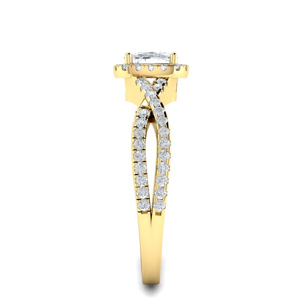 Emely in 18k Yellow Gold — view 4
