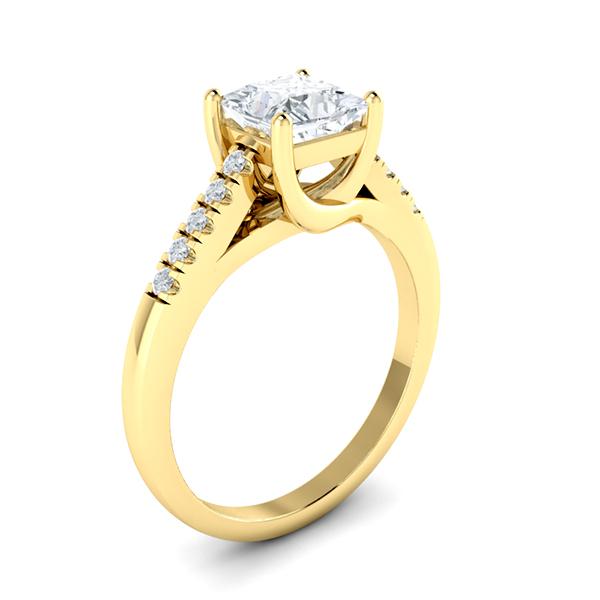 Laura in 18k Yellow Gold — view 3