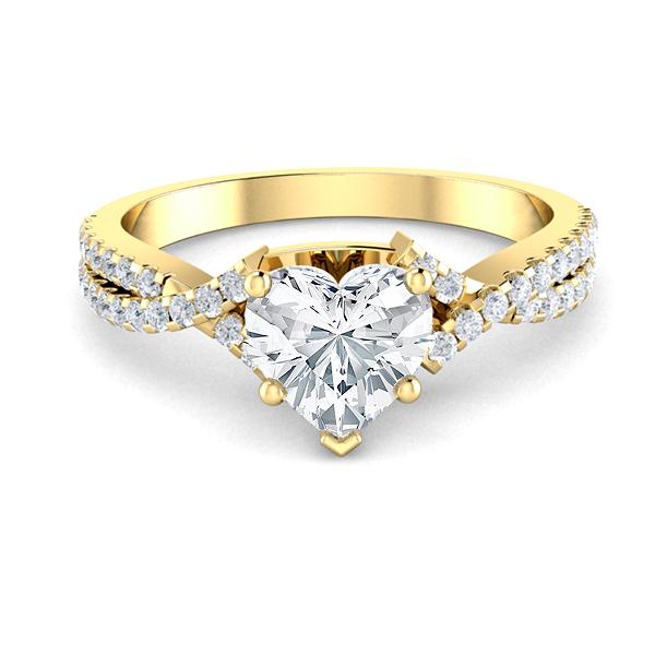 Trisha in 18k Yellow Gold