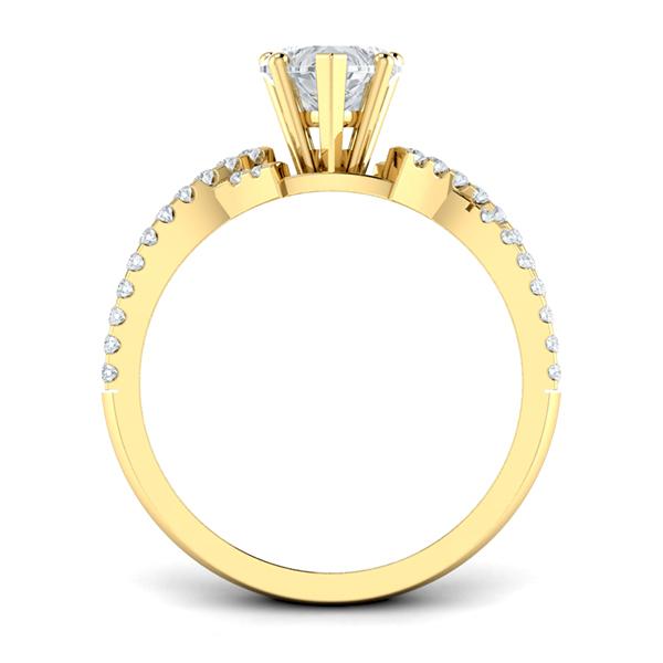 Trisha in 18k Yellow Gold — view 2