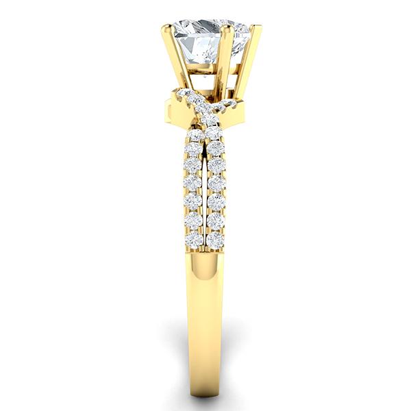 Trisha in 18k Yellow Gold — view 4