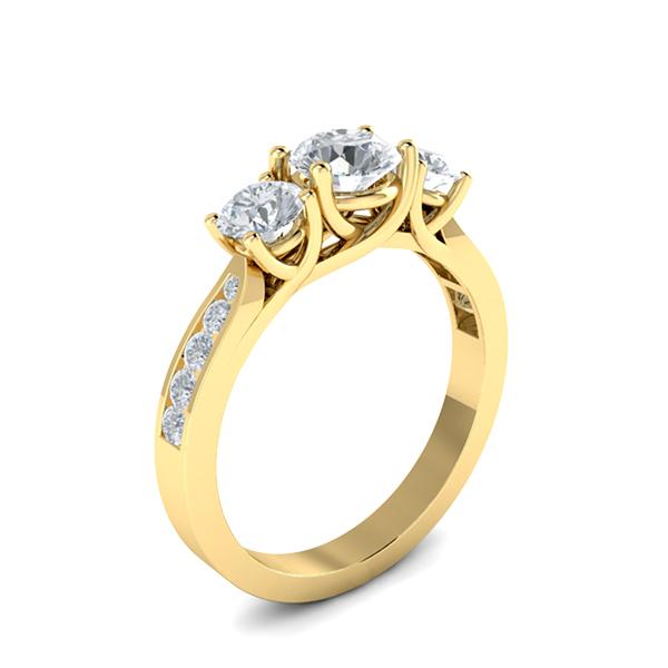 Alma in 18k Yellow Gold — view 3