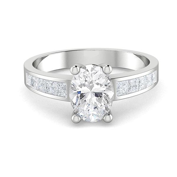 18k White Gold