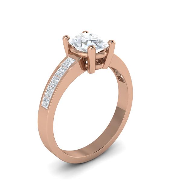 Lucia in 18k Rose Gold — view 3