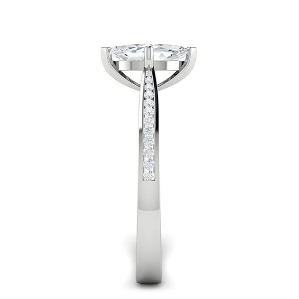 Briley in 18k White Gold — view 4