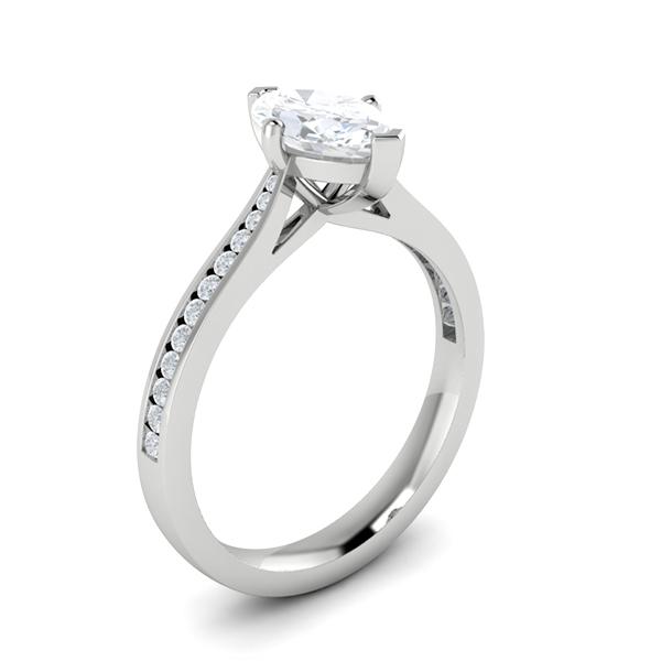 Briley in 18k White Gold — view 3