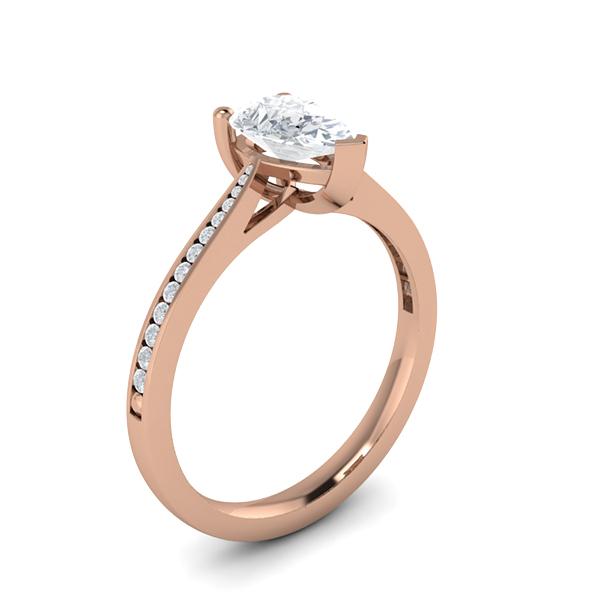 Kiley in 18k Rose Gold — view 3
