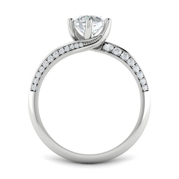 Brenda in 18k White Gold — view 2