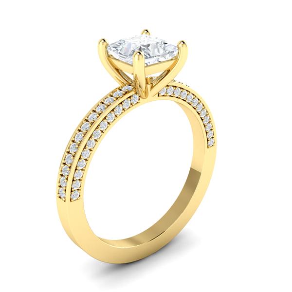 Niki in 18k Yellow Gold — view 3