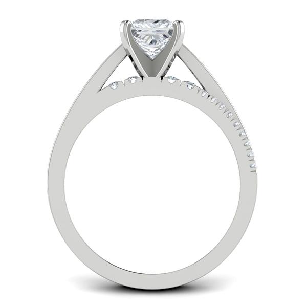 Clarissa in 18k White Gold — view 2