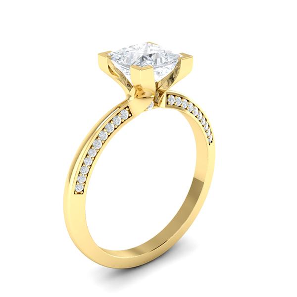 Martina in 18k Yellow Gold — view 3