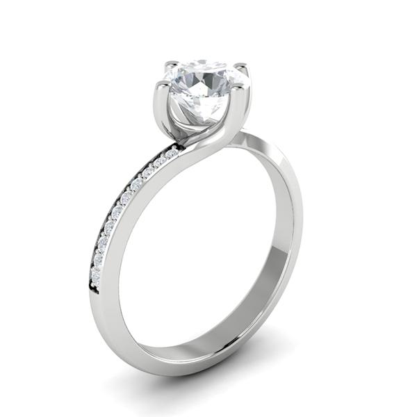 Sascha in 18k White Gold — view 3