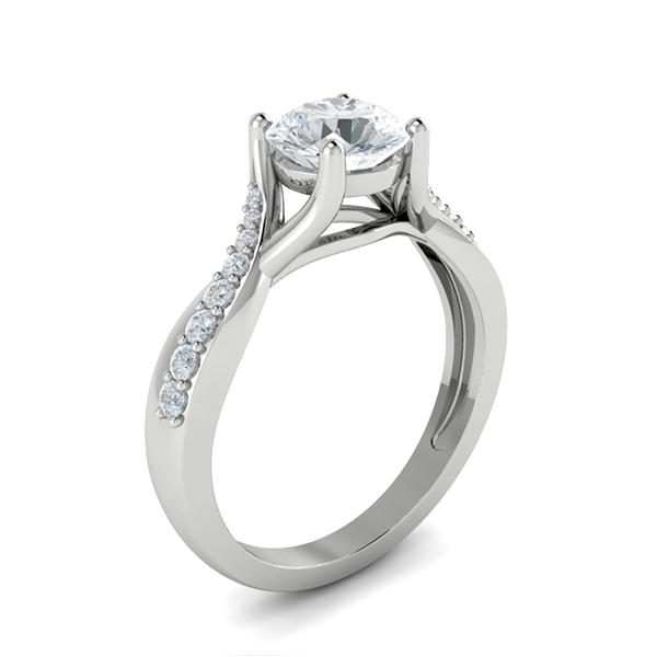 Janiya in 18k White Gold — view 3
