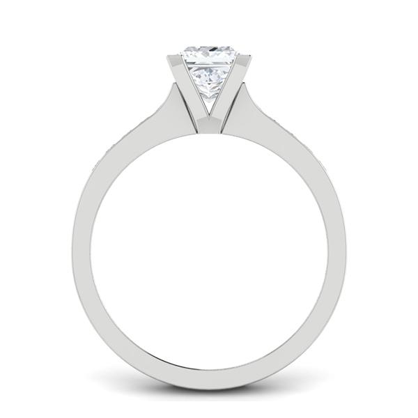 Modesty in 18k White Gold — view 2