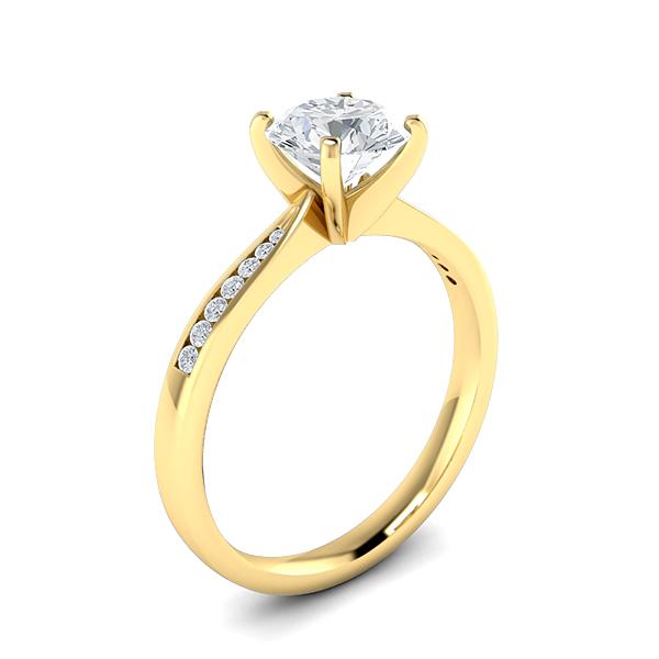 Amie in 18k Yellow Gold — view 3